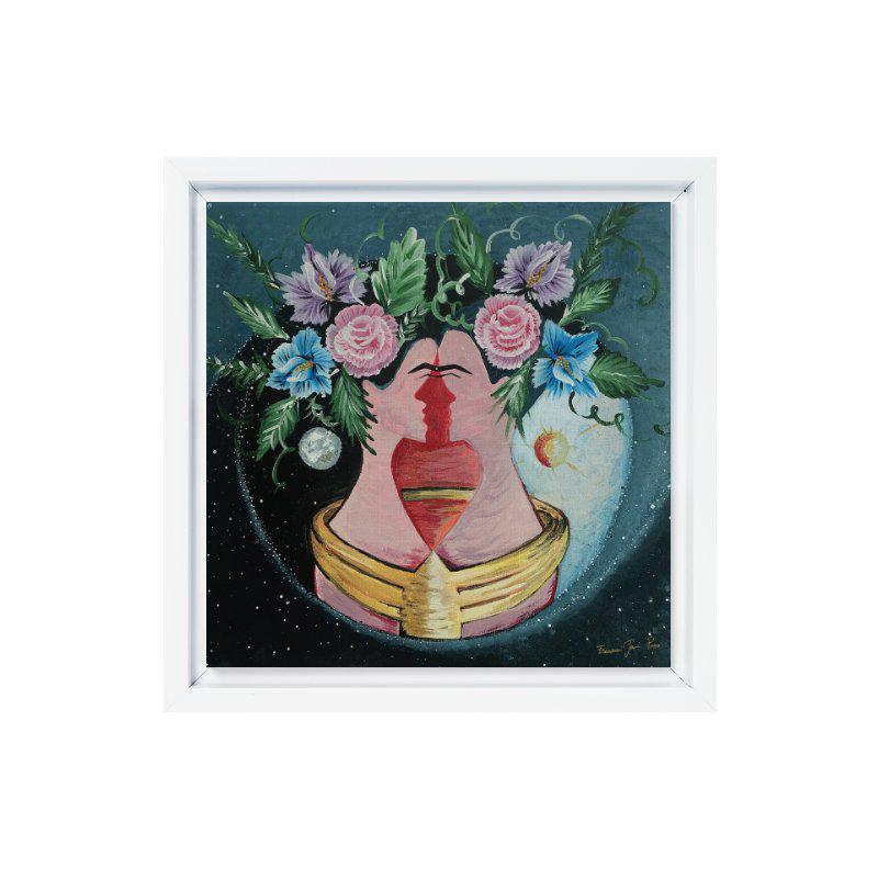 Stampa artistica da parete "L'Abbraccio" - J'ESSENTIA - #francesca_jennifer_puzzo# #20_x_20