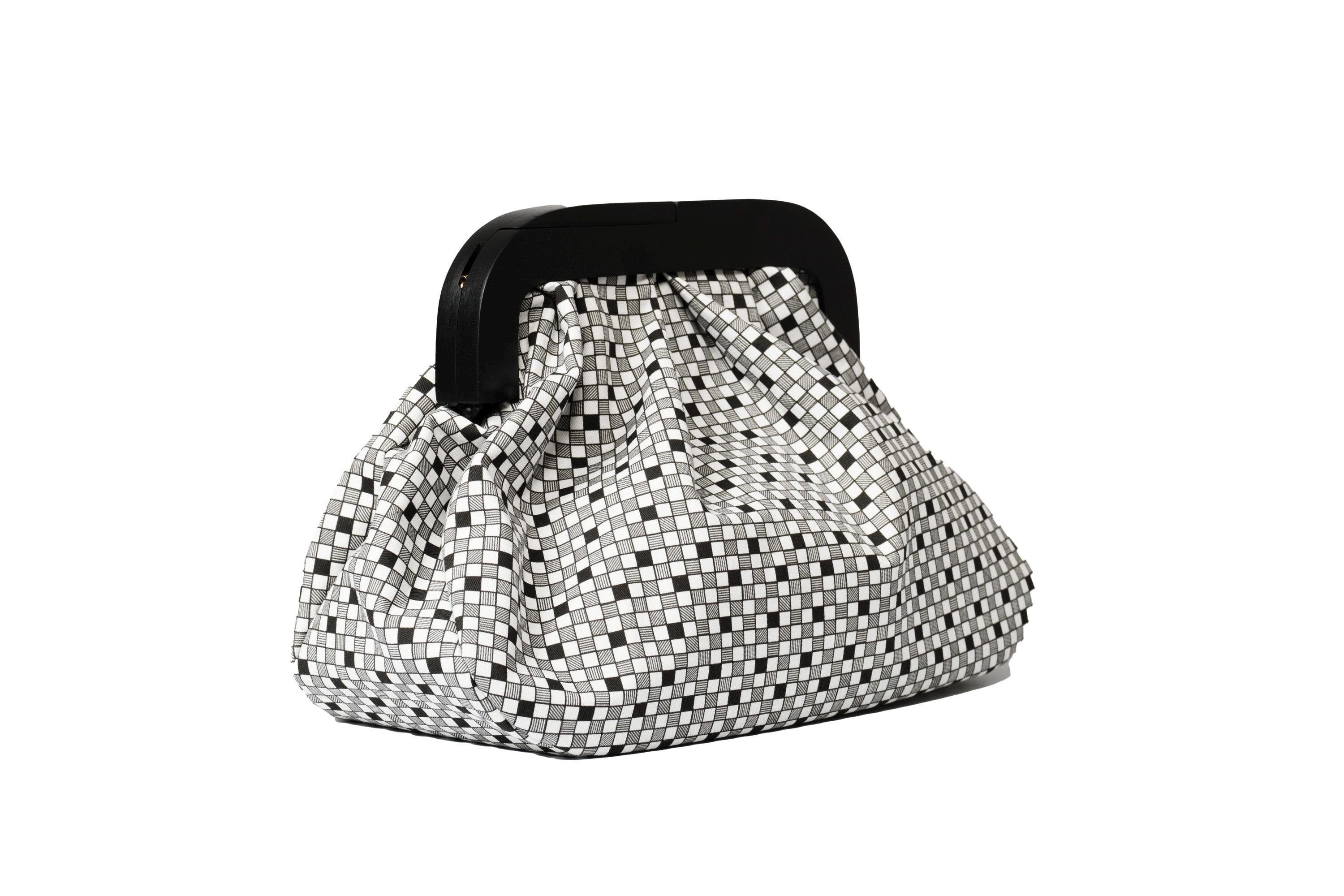 Borsa Quadretti Black & White