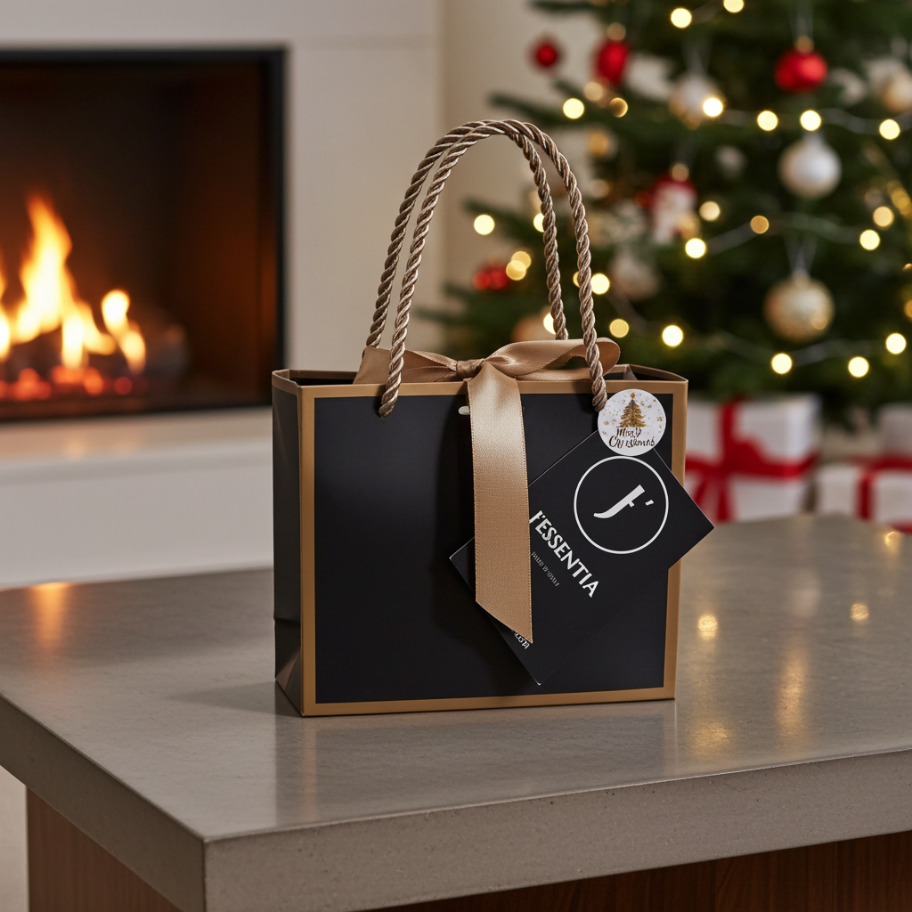 Spilla di Natale con scacchiera