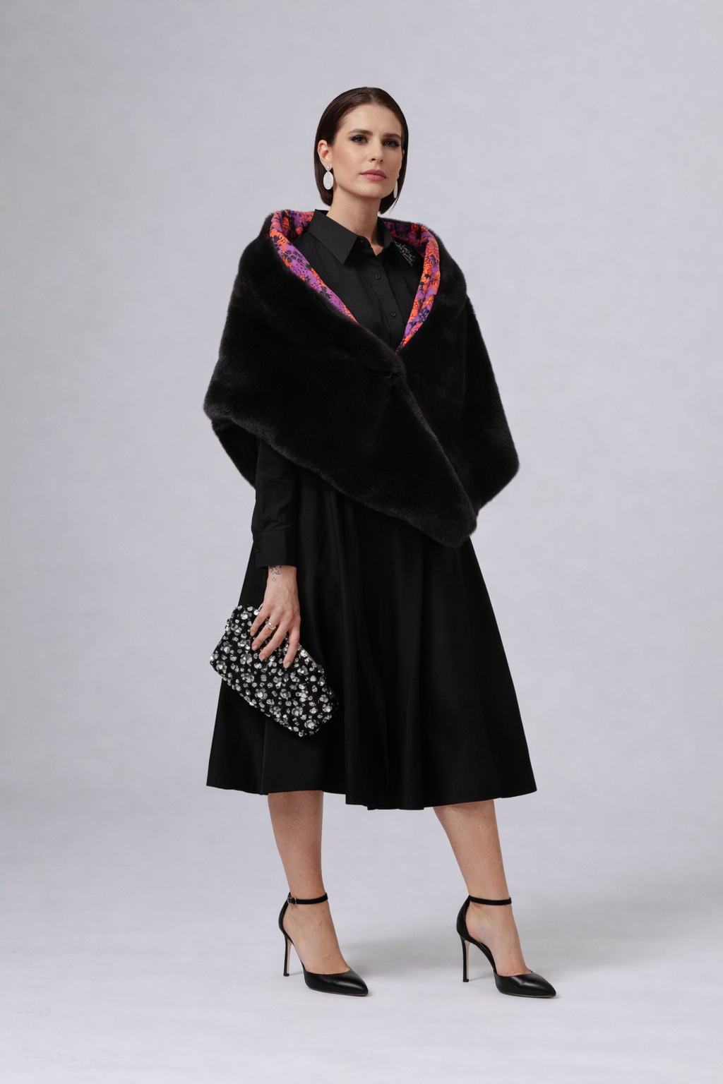 Stola Reversibile “Wild Soul” – Edizione Artistica J’ESSENTIA