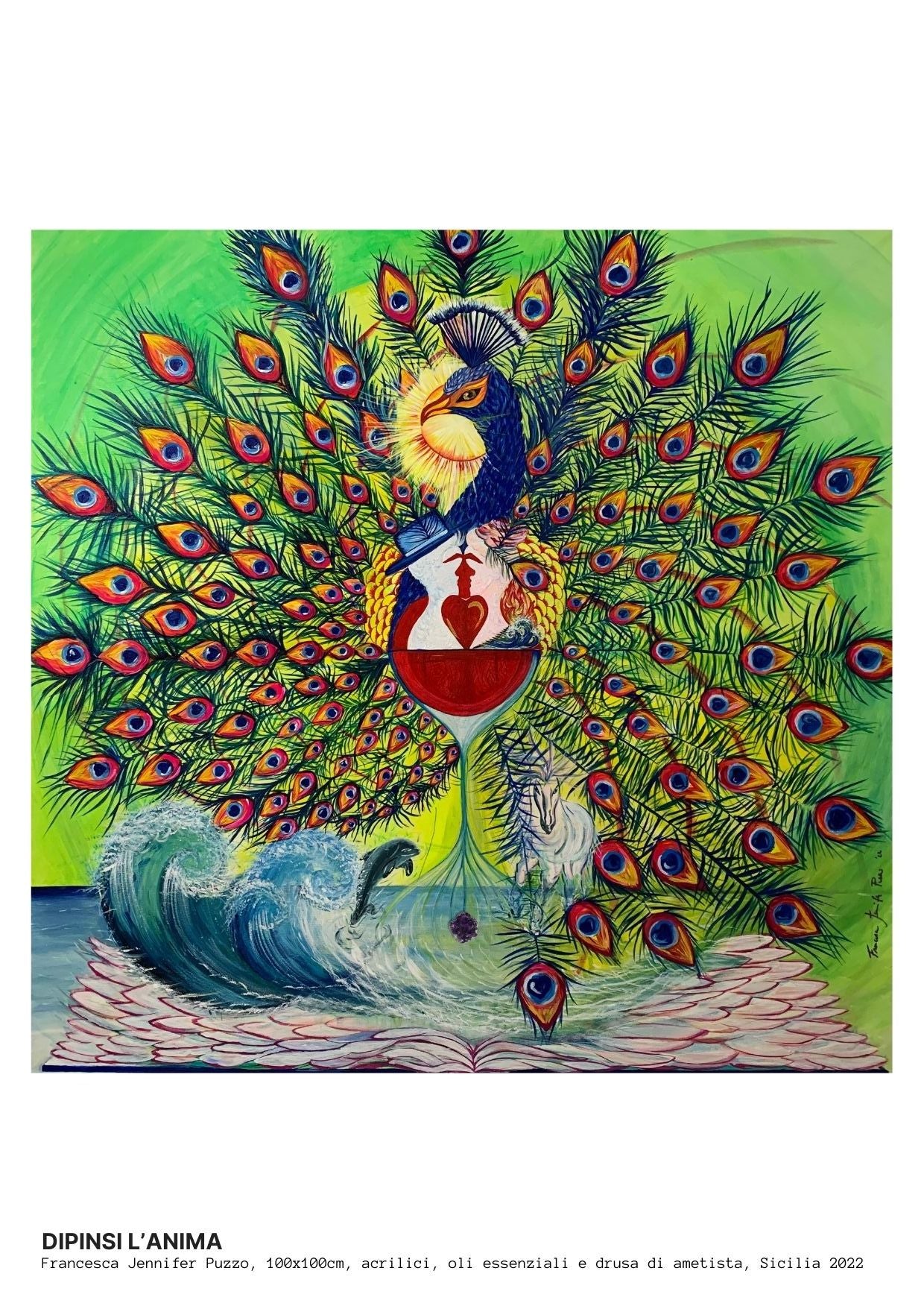 Dipinto DIPINSI L'ANIMA, 100x100cm