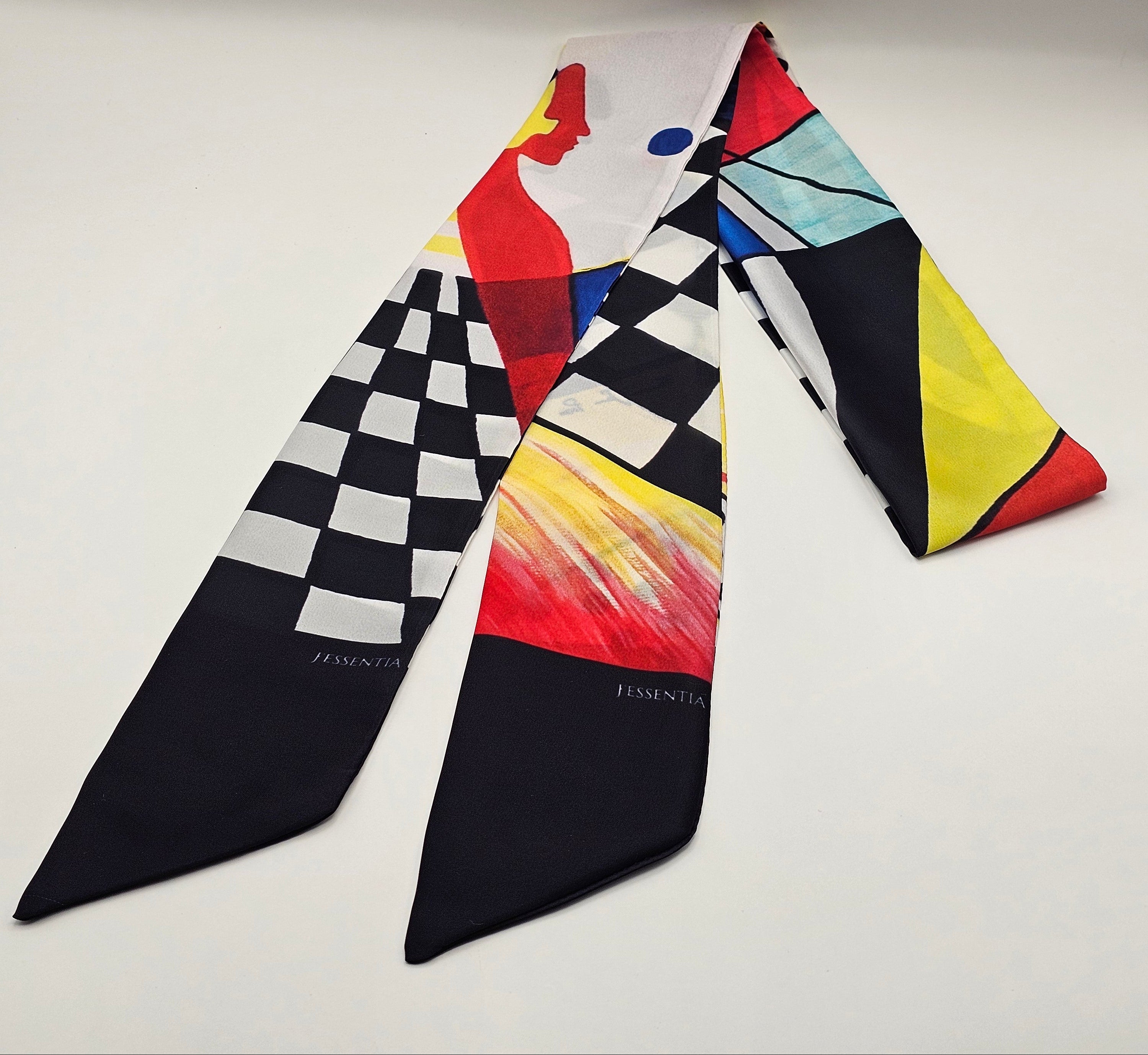 Fascia foulard d'arte - ALCHIMIA - jessentia - JENNIFER PUZZO