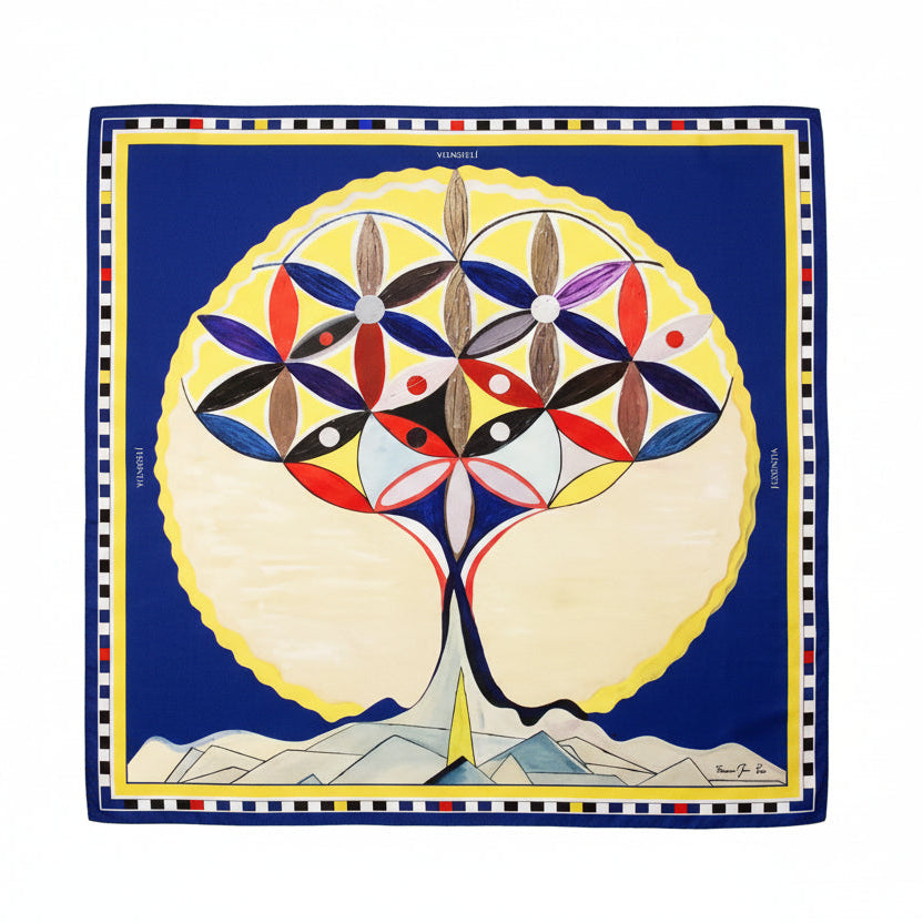 Foulard ALBERO DELLA VITA di jennifer puzzo