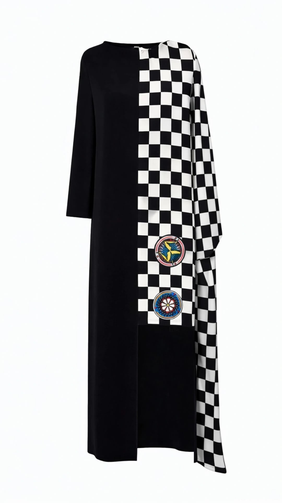 Abito da cerimonia asimmetrico Sicilia Bedda