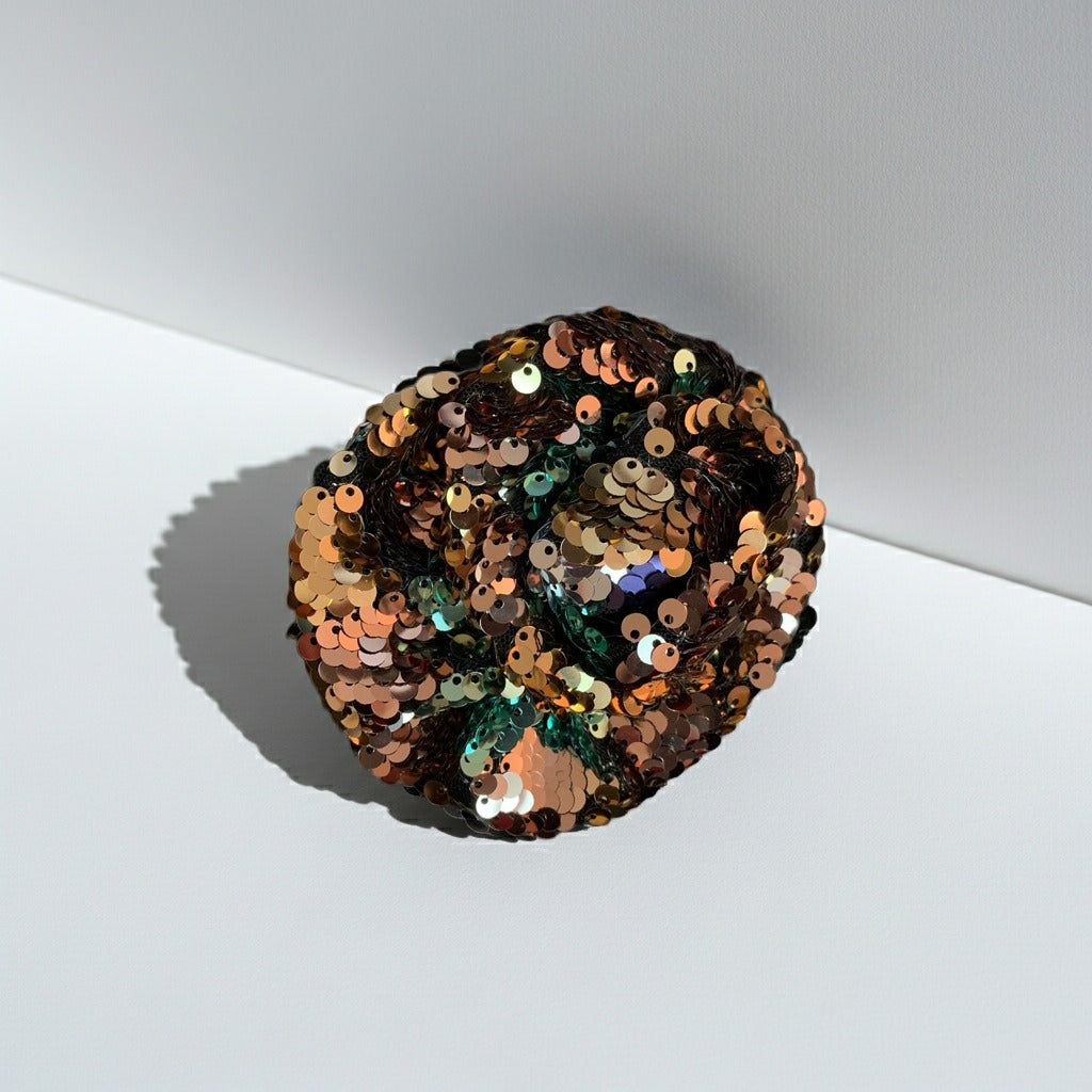 Spilla con paillettes "Autunno"