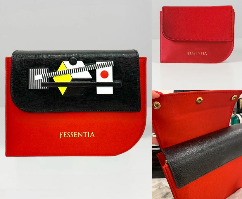 Borsa 3D Bauhaus Rossa e Nera