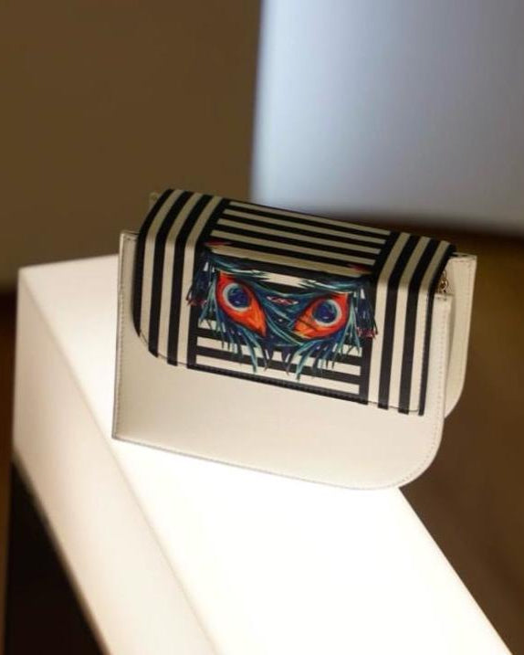 Borsa "Piume di Pavone"