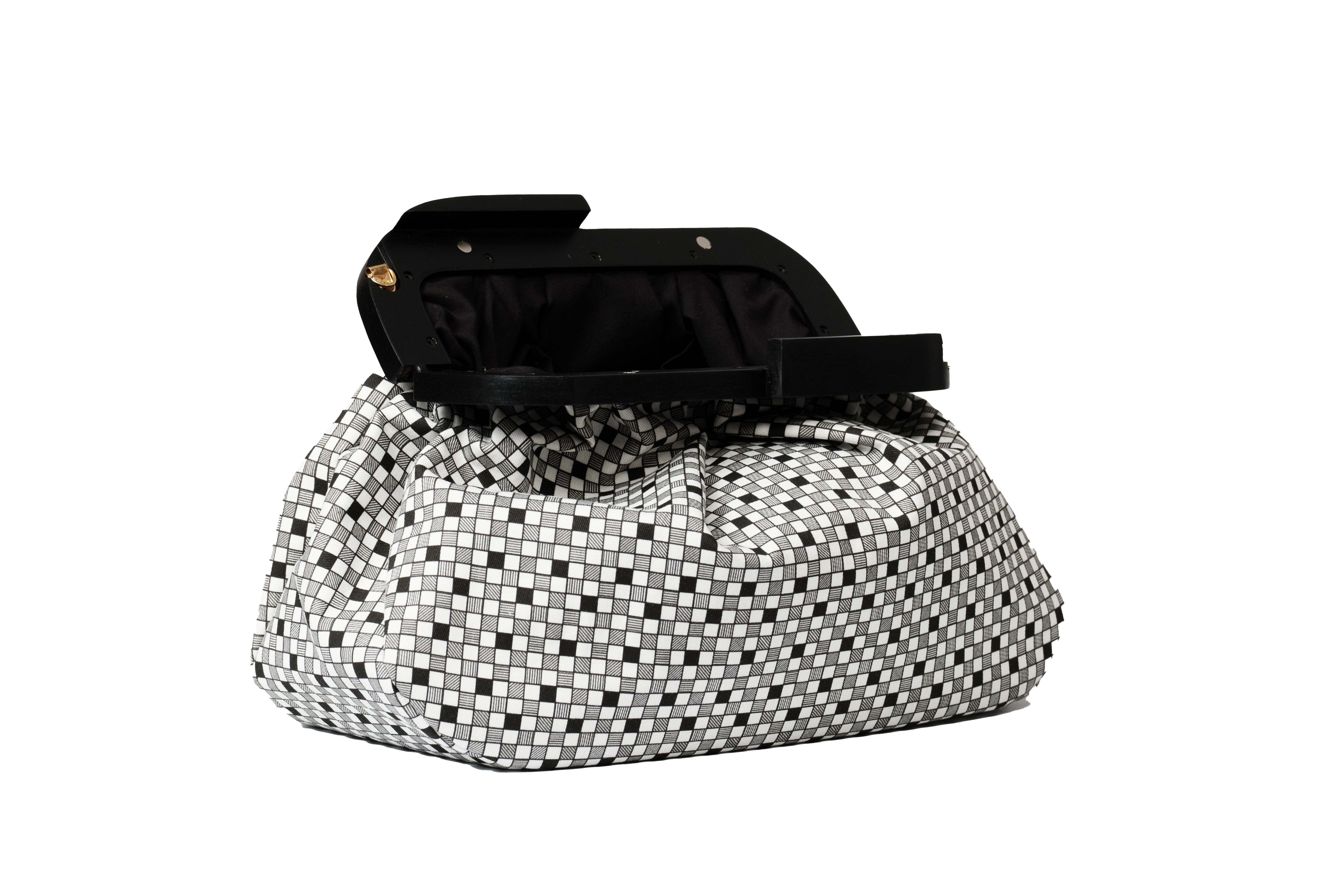 Borsa Quadretti Black & White