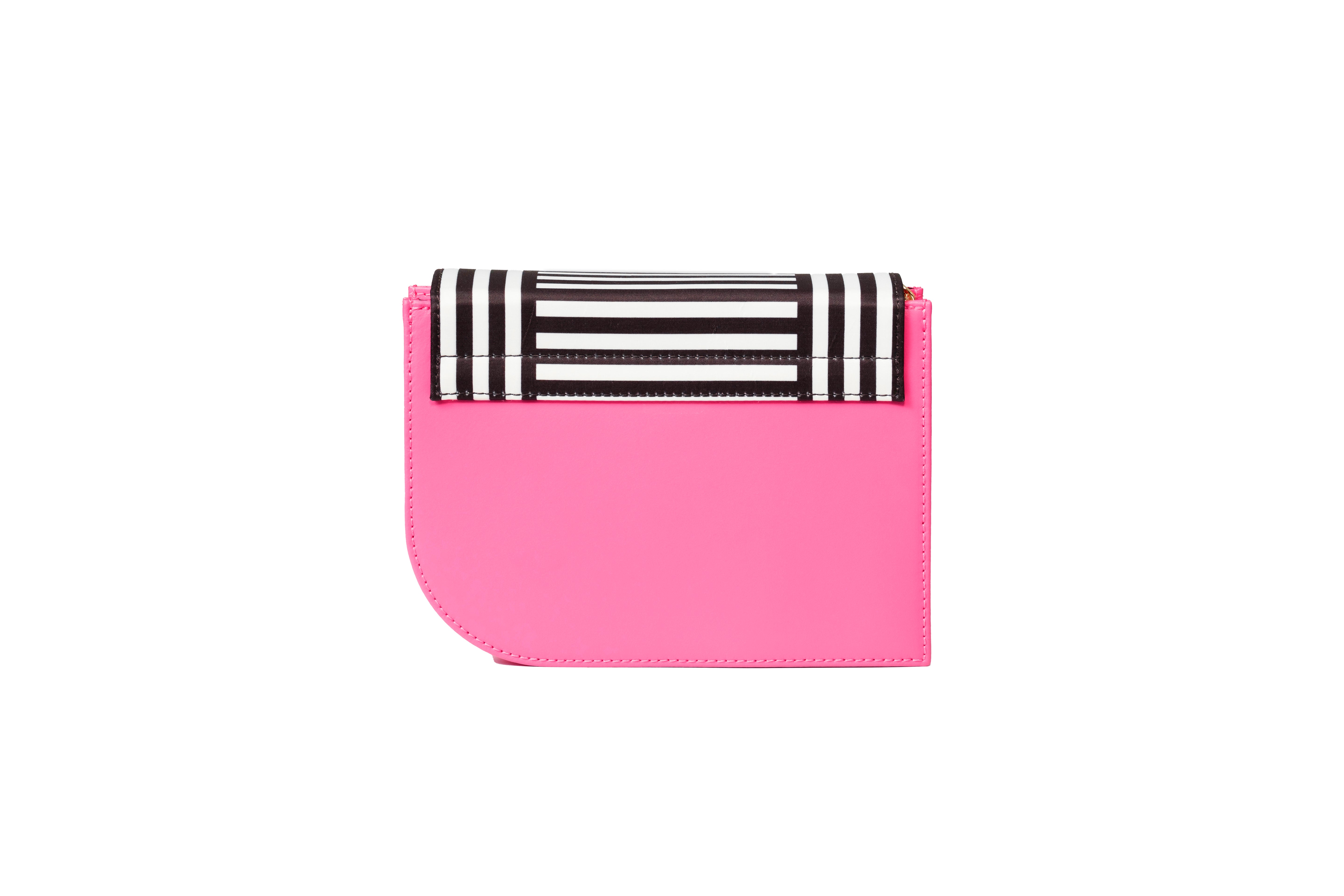 Borsa rosa "Piume di Pavone"