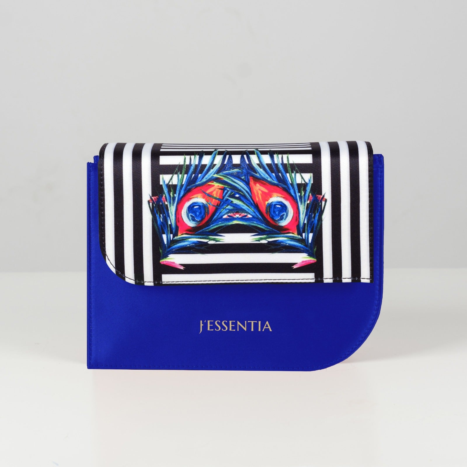 Borsa nera "Piume di Pavone"