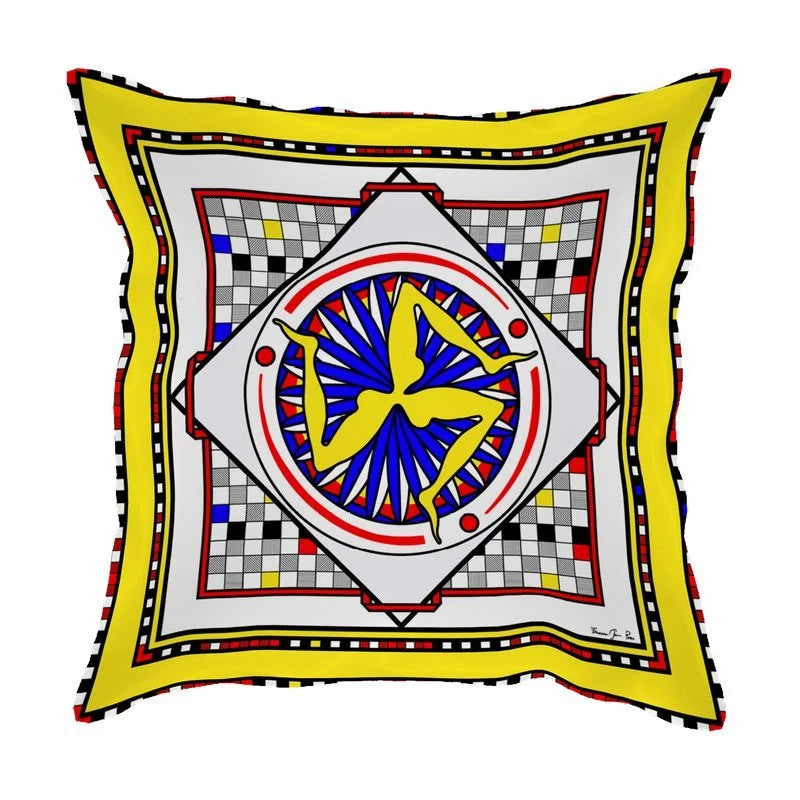 Cuscino per divano "Trinacria"