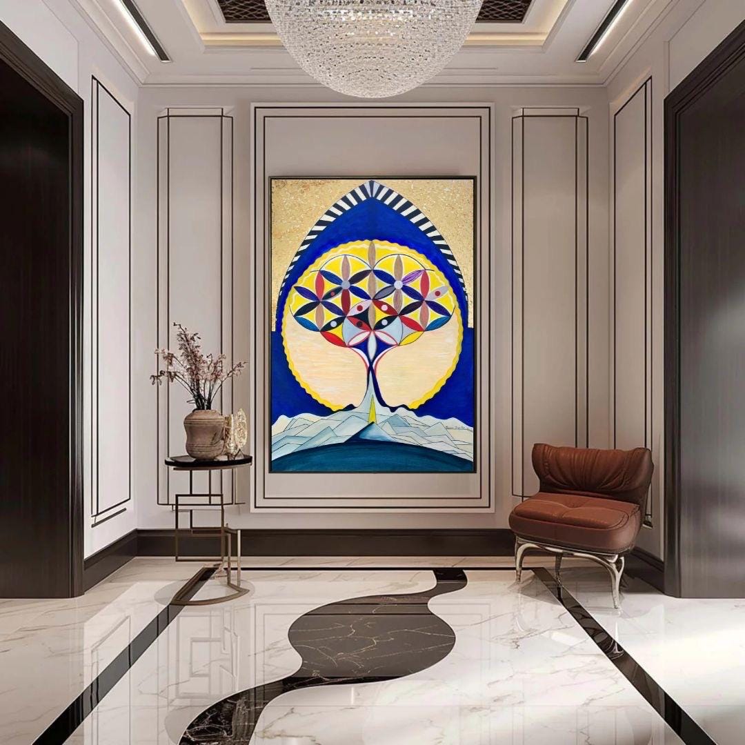 Dipinto ALBERO DELLA VITA - J'ESSENTIA - #francesca_jennifer_puzzo#