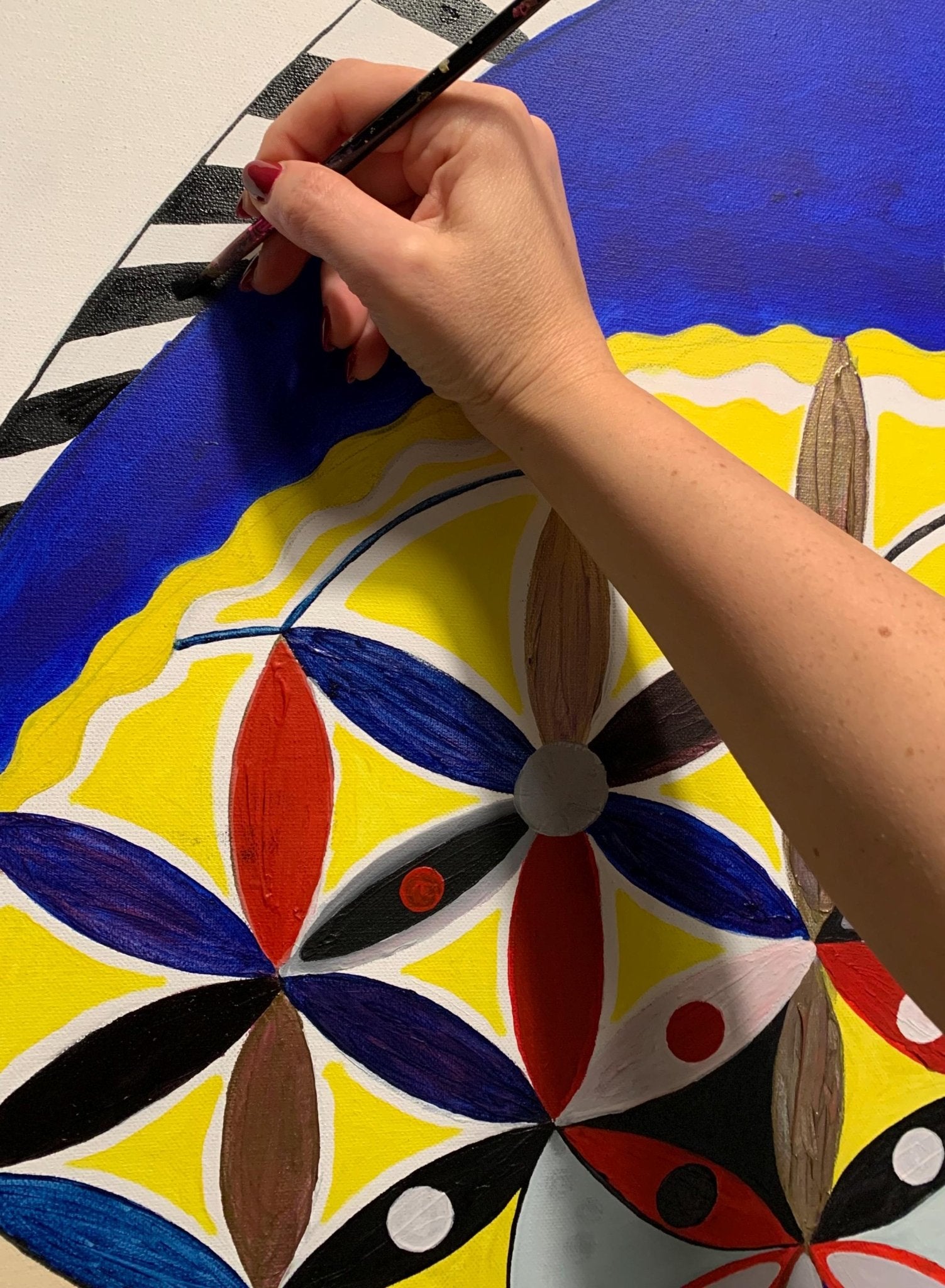 Dipinto ALBERO DELLA VITA - J'ESSENTIA - #francesca_jennifer_puzzo#