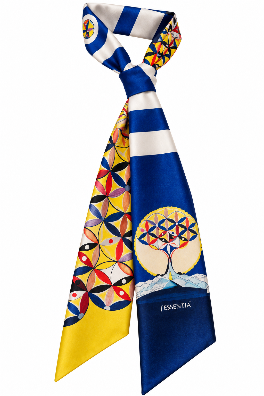 Cravatta Foulard "Albero Della Vita", 140x7cm