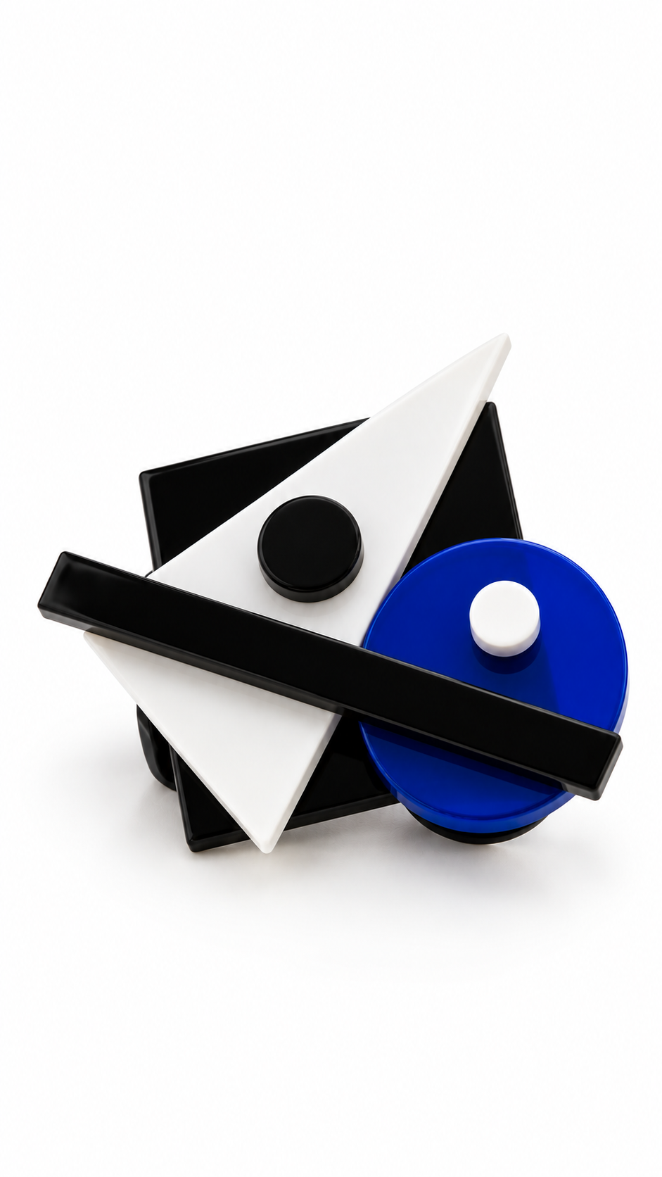 Anello d'arte Bauhaus in Blu" | J’ESSENTIA