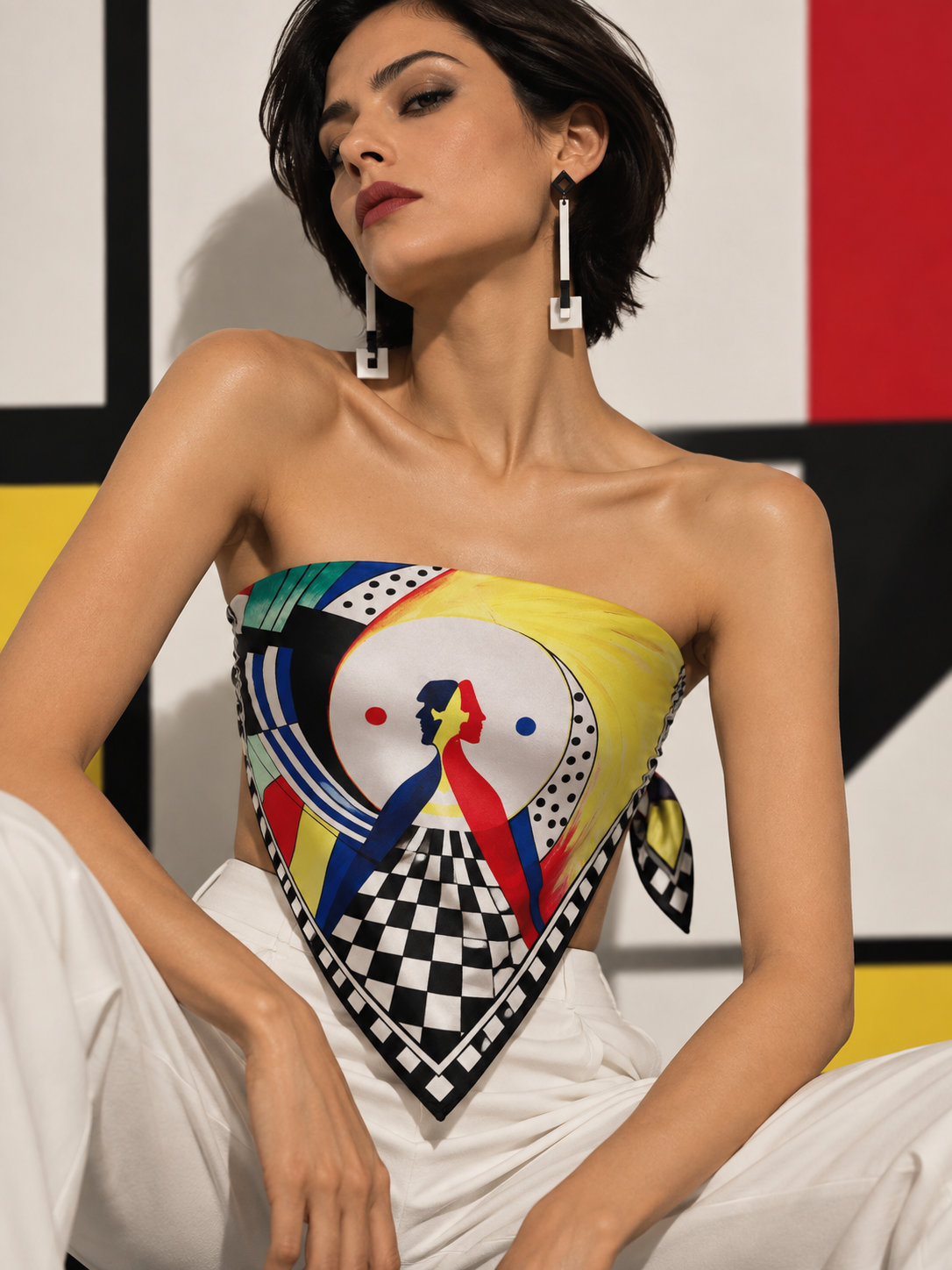 Foulard in seta ALCHIMIA