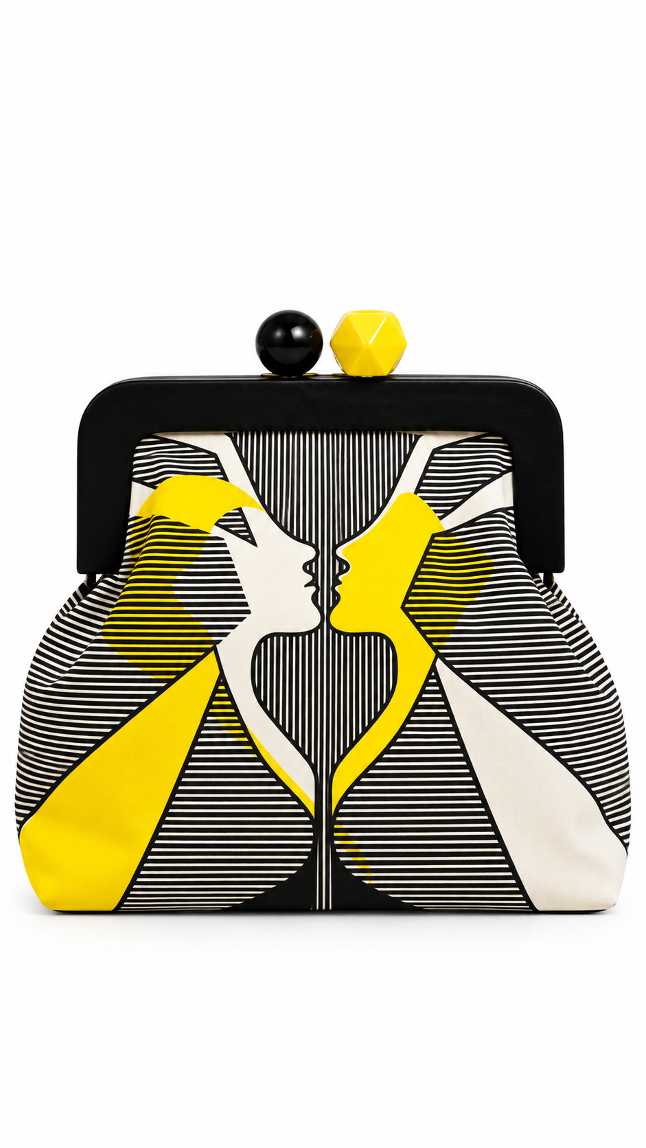 Borsa artistica Coppia alchemica in giallo