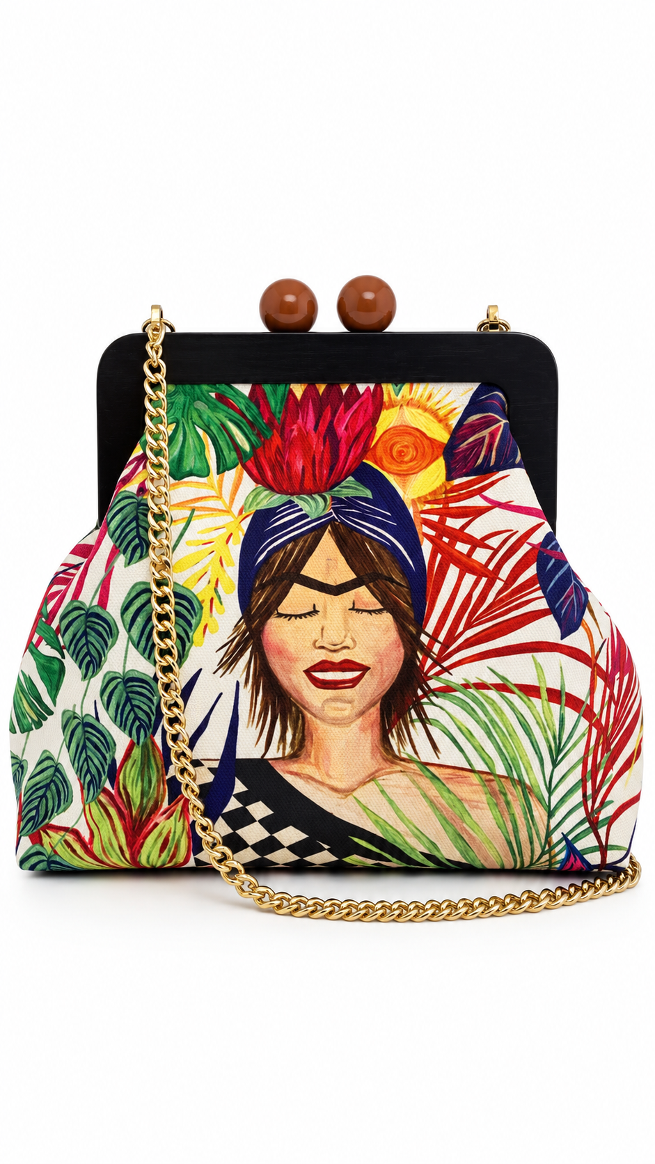 Borsa artistica bianca "La Nuova Primavera"