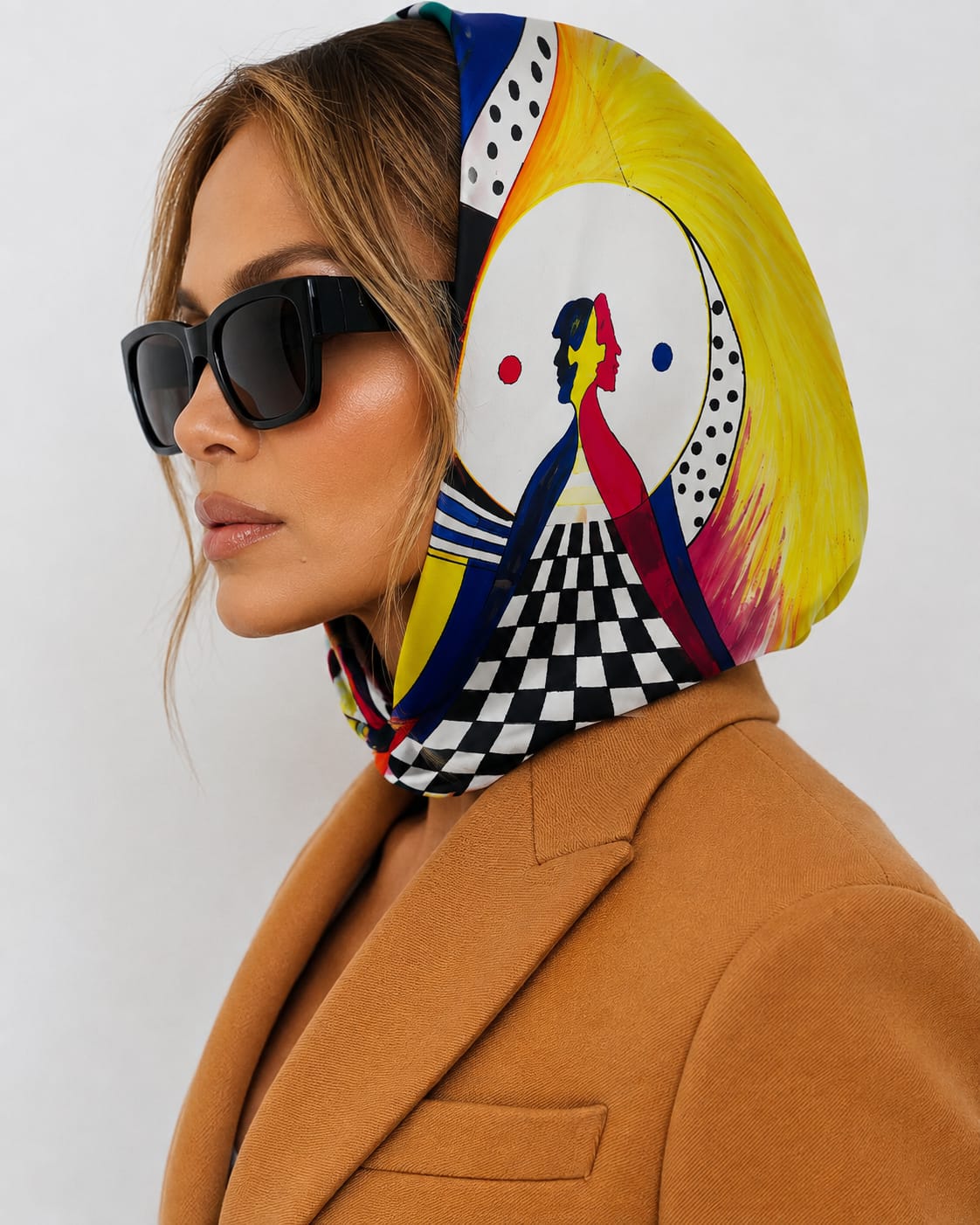 Foulard in seta ALCHIMIA