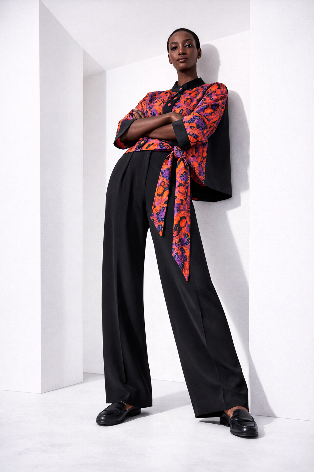 Poncho-camicia Gattopardo siciliano moderno