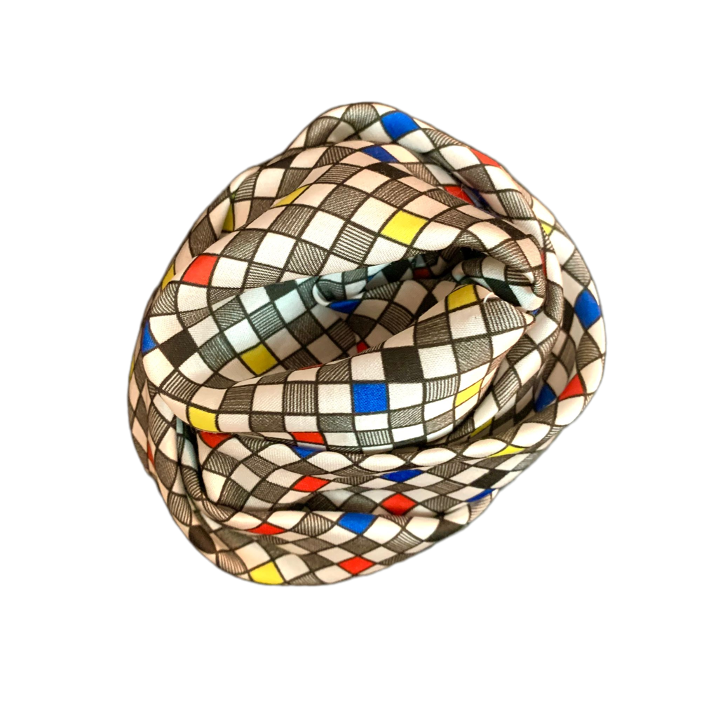 Spilla Boutonniere "Quadrati siciliani"