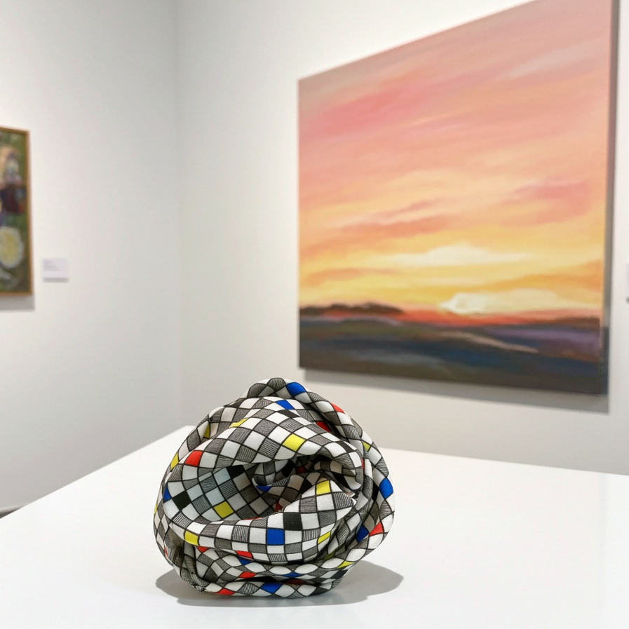 Spilla Boutonniere "Quadrati siciliani"