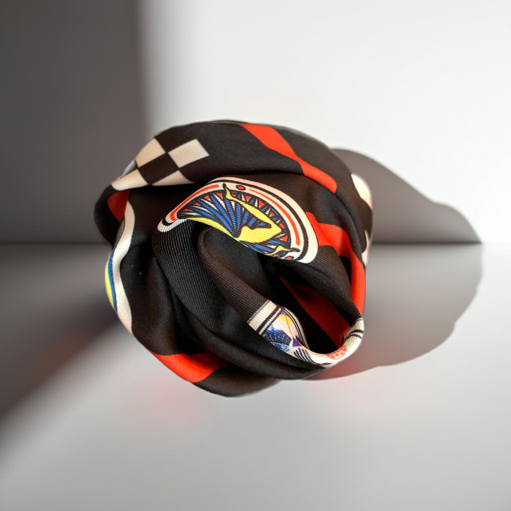 Spilla Boutonniere in tessuto "Sicilia Bedda"