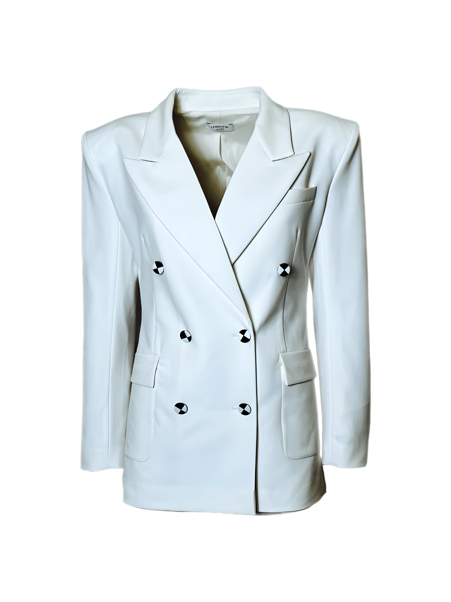 Blazer con bottoni Black and White - J'ESSENTIA - #francesca_jennifer_puzzo#