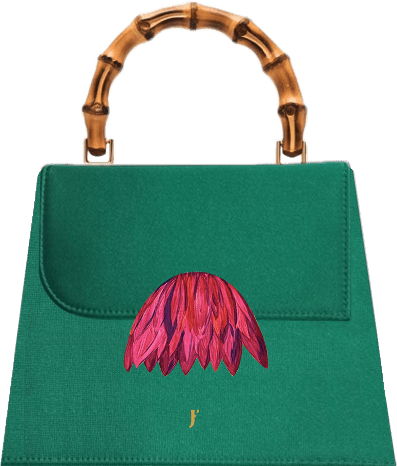 Borsa La Nuova Primavera con manico in Bambù - J'ESSENTIA - #francesca_jennifer_puzzo#