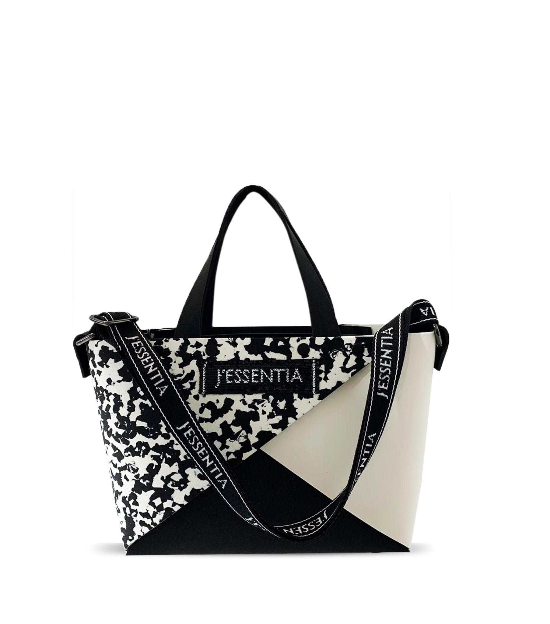 Borsa vegana Black and White - J'ESSENTIA - #francesca_jennifer_puzzo#