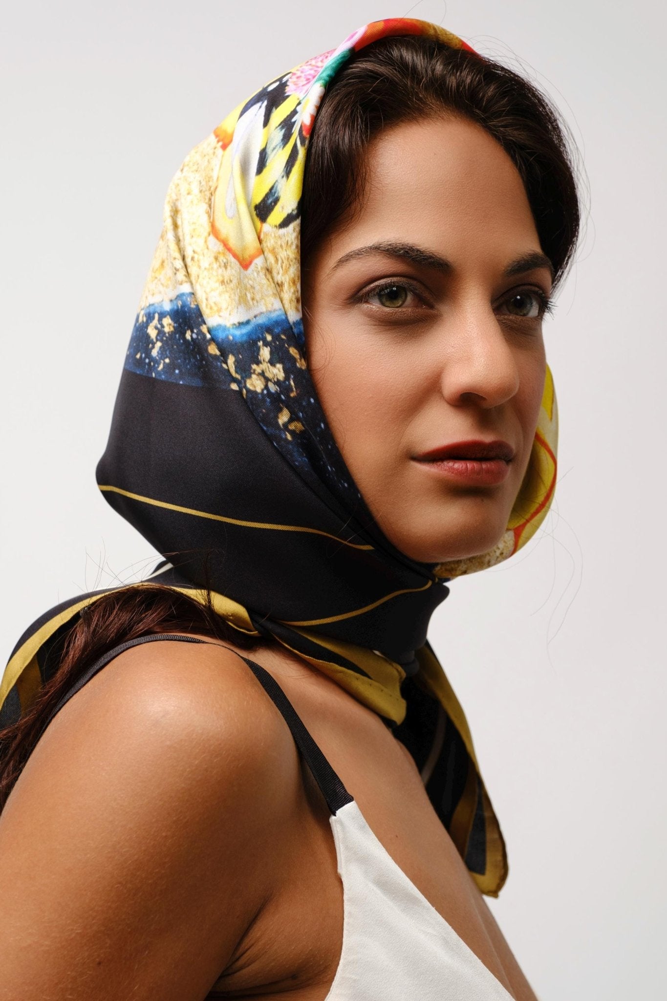 Foulard in seta MIELE REGALE - J'ESSENTIA - #francesca_jennifer_puzzo#