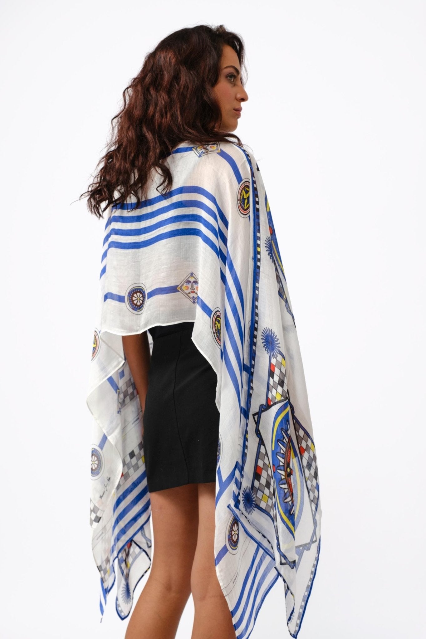 Poncho foulard Carretto siciliano - J'ESSENTIA - #francesca_jennifer_puzzo#