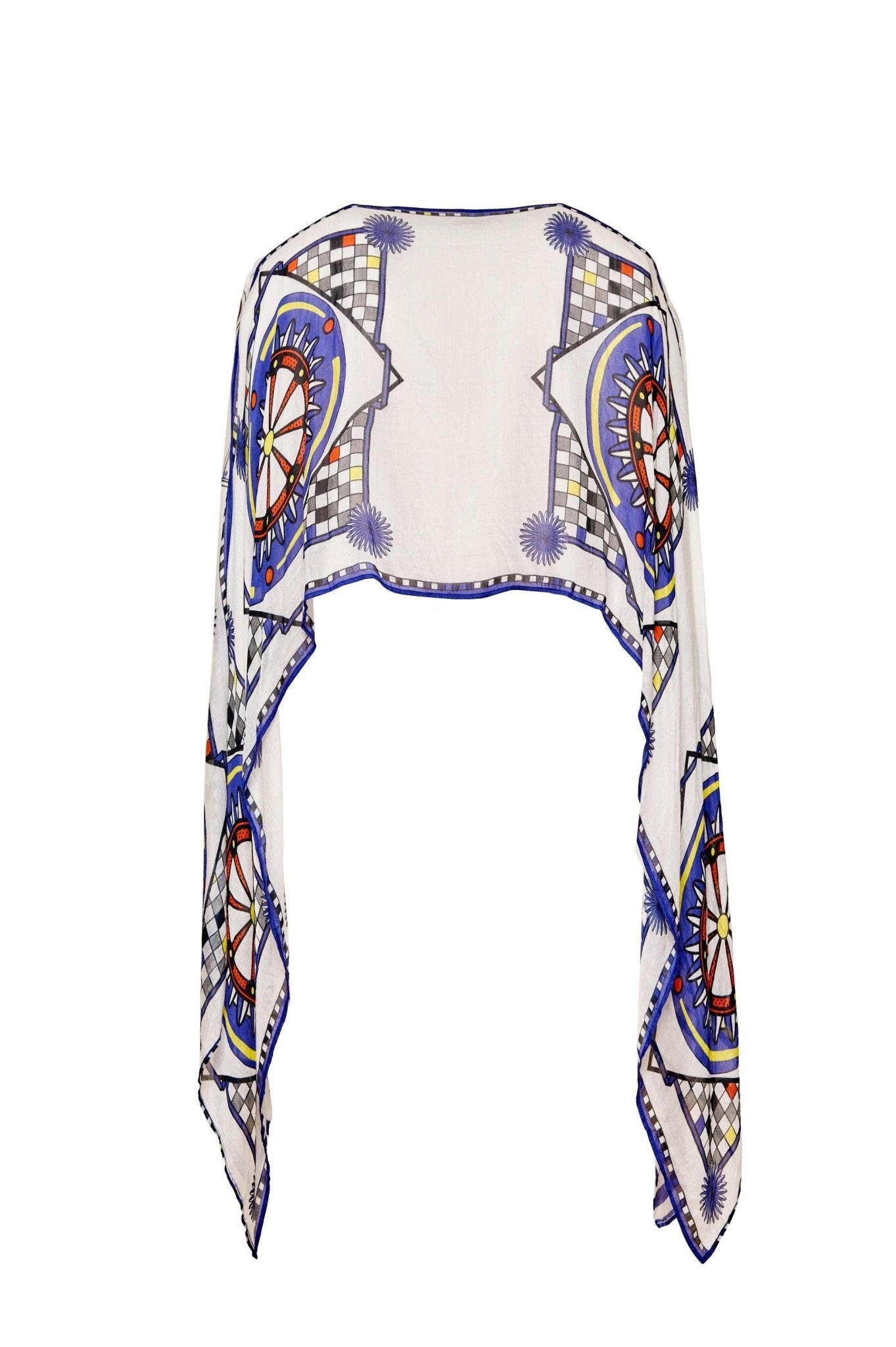 Poncho foulard Carretto siciliano - J'ESSENTIA - #francesca_jennifer_puzzo#