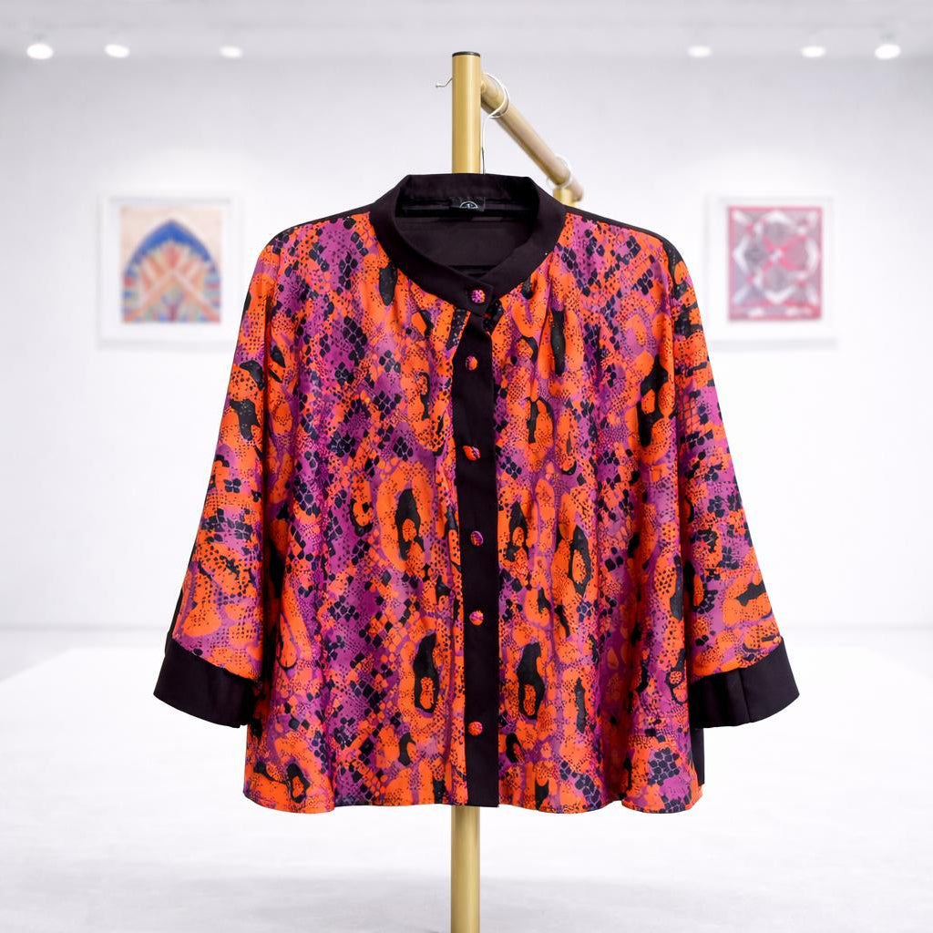 Poncho-camicia Gattopardo siciliano moderno