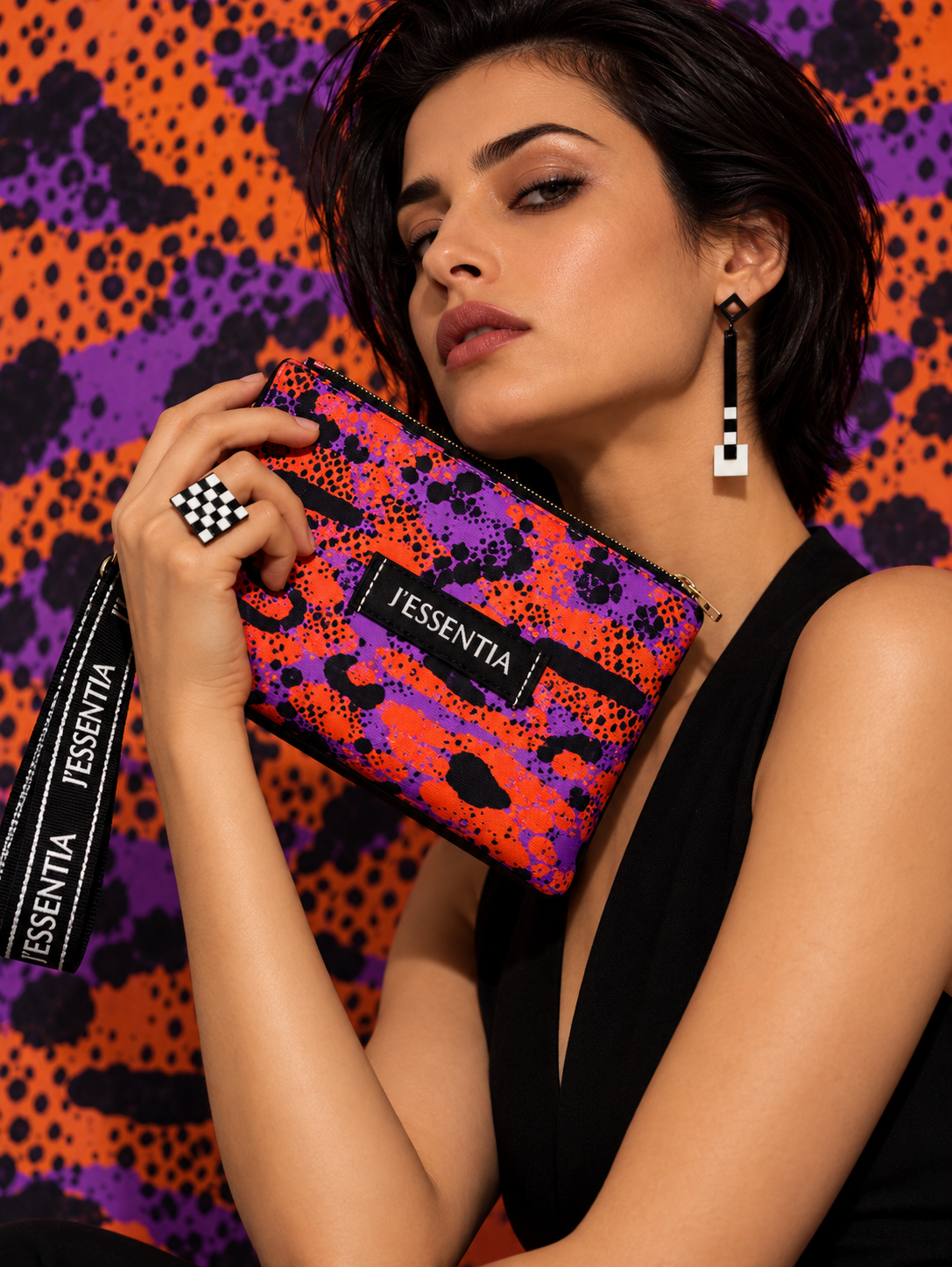 Borsa Gattopardo siciliano moderno - fantasia Animalier