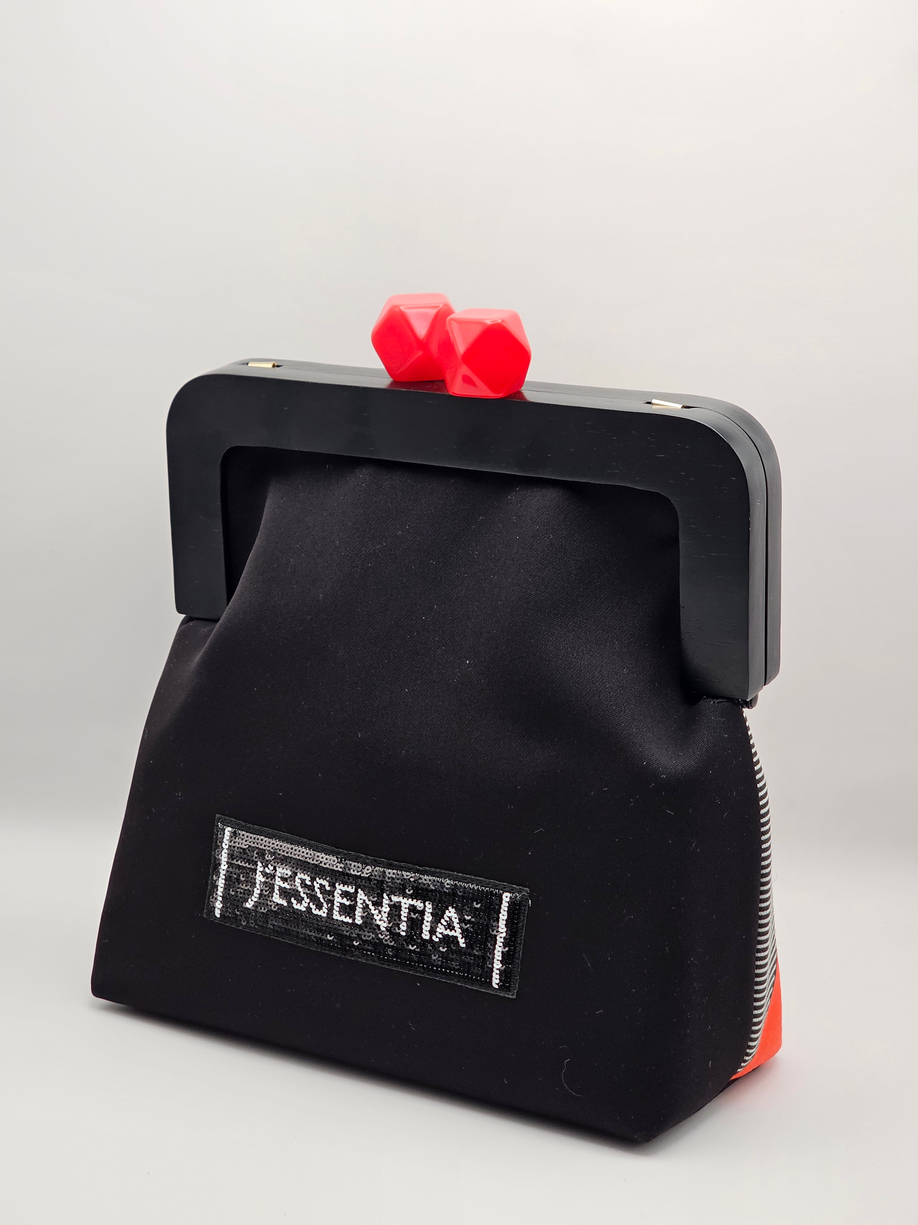 Borsa artistica Coppia alchemica in rosso