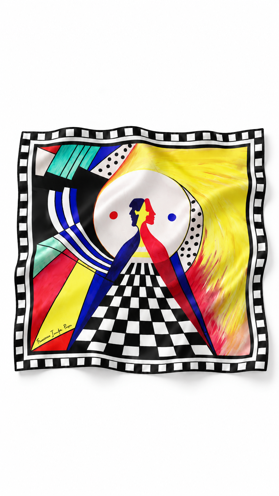 Foulard in seta ALCHIMIA