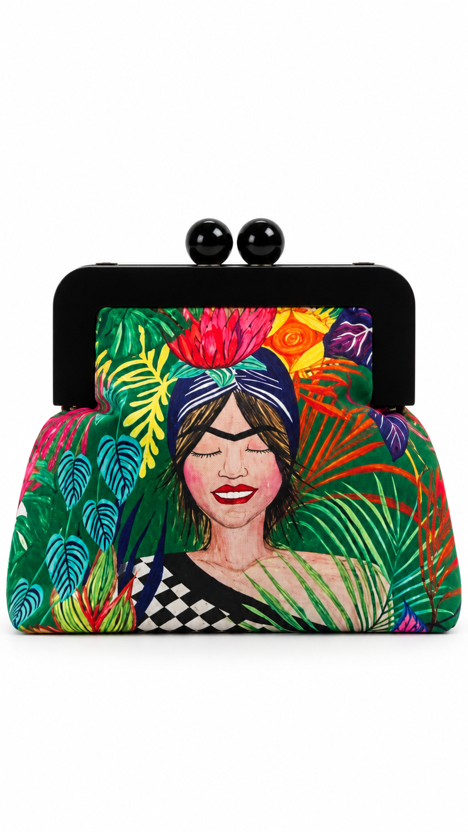 Borsa artistica verde "La Nuova Primavera"