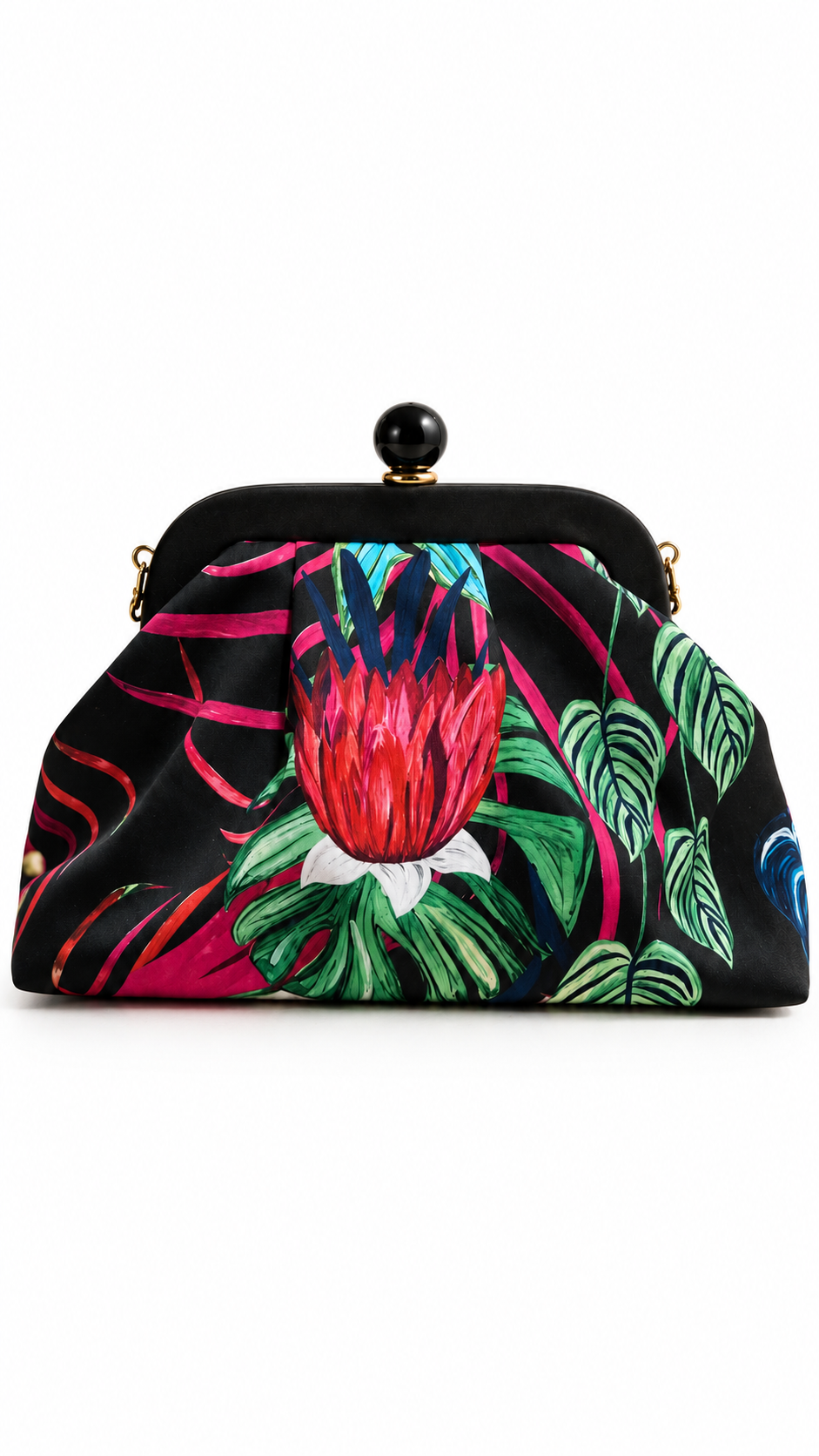 BORSA d'arte nera "La Primavera"