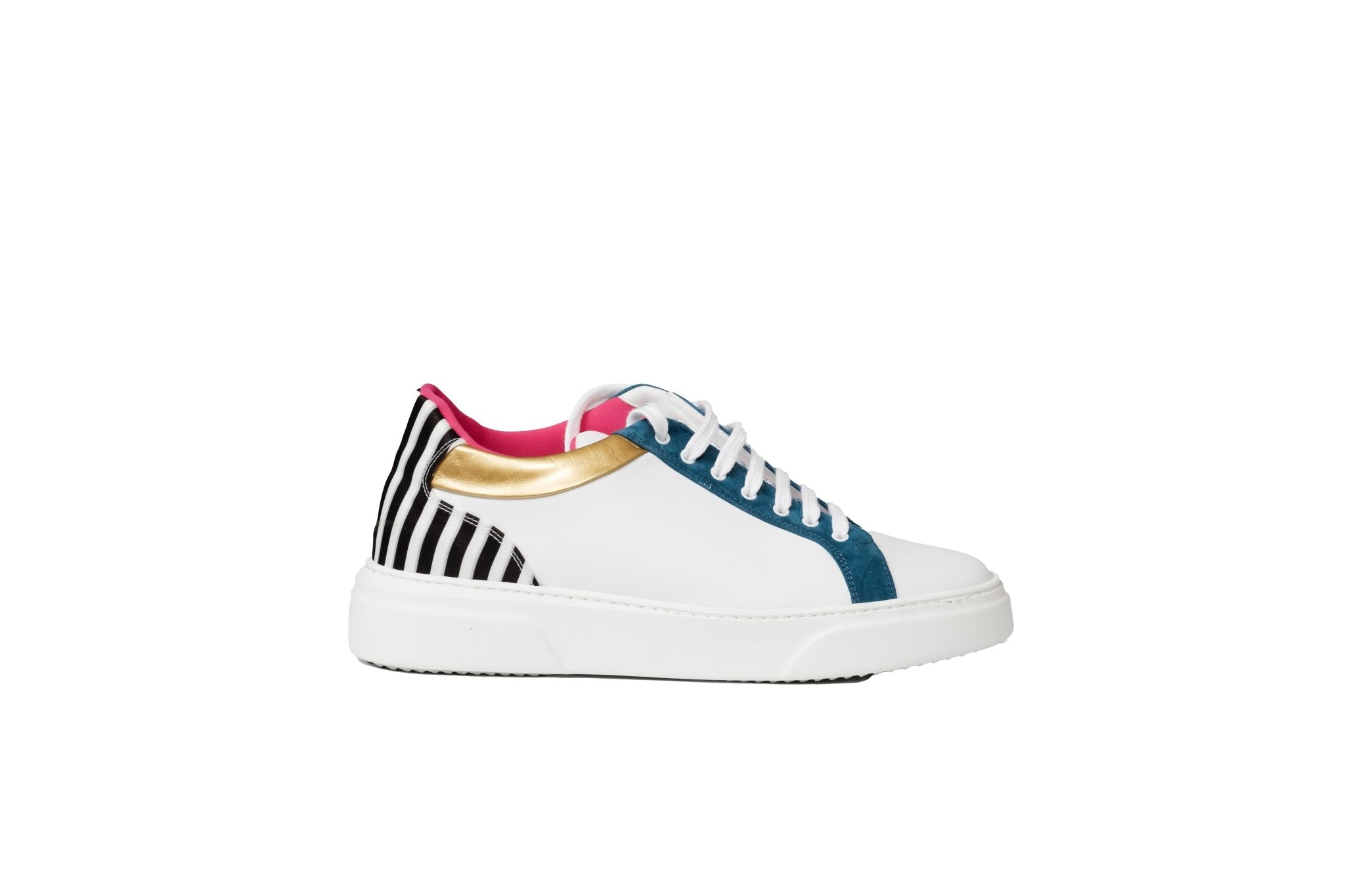 Sneakers multicolor fatte a mano - J'ESSENTIA - #francesca_jennifer_puzzo#